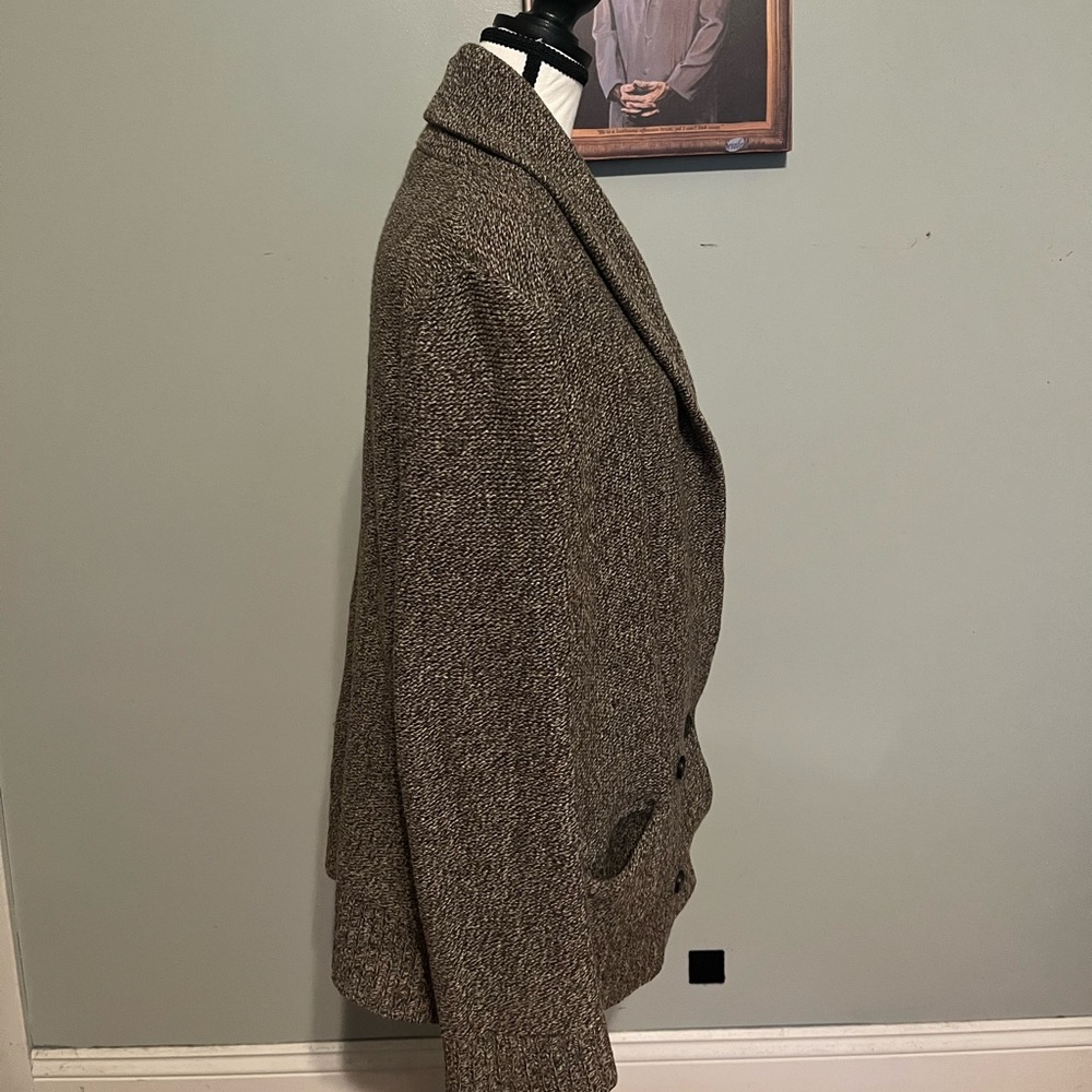 Wallace shawl cardigan merino wool - Picture 2 of 7